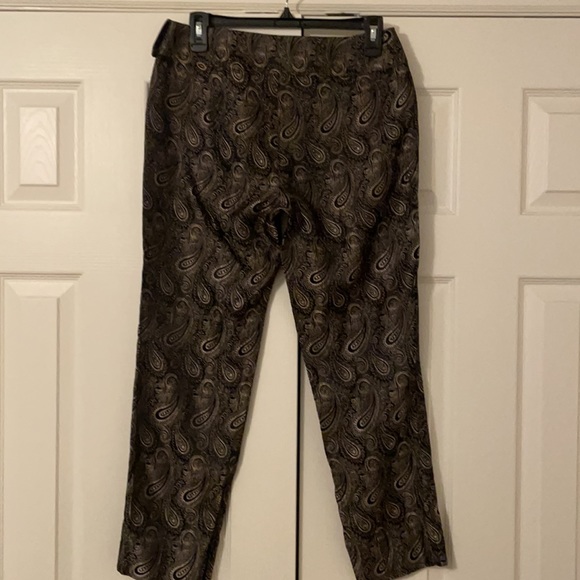 HUGO BUSCATI Collection PANT SLACKS Paisley Capri - Picture 2 of 14